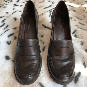 Women’s Naturalizer Brown Block Heels, 9.5